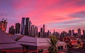 evening-sunset-city-skyline